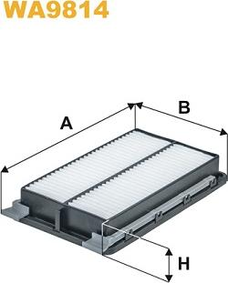 WIX Filters WA9814 - Gaisa filtrs ps1.lv