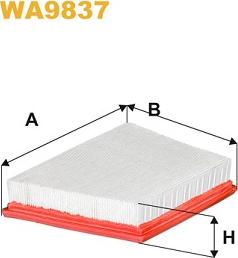 WIX Filters WA9837 - Gaisa filtrs ps1.lv