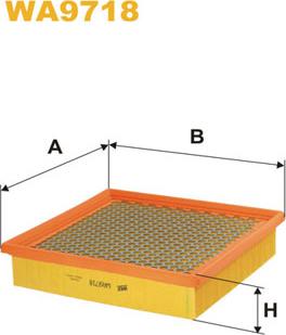 WIX Filters WA9718 - Gaisa filtrs ps1.lv