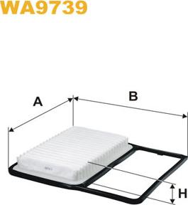 WIX Filters WA9739 - Gaisa filtrs ps1.lv