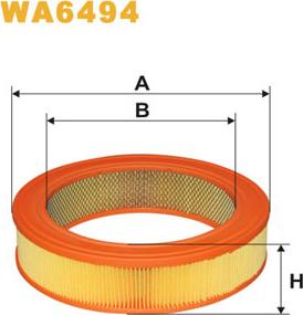 WIX Filters WA6494 - Gaisa filtrs ps1.lv