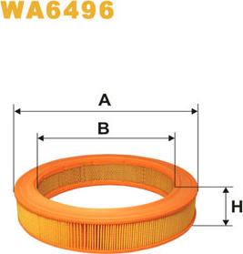 WIX Filters WA6496 - Gaisa filtrs ps1.lv