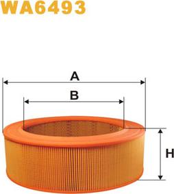 WIX Filters WA6493 - Gaisa filtrs ps1.lv