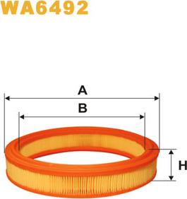 WIX Filters WA6492 - Gaisa filtrs ps1.lv