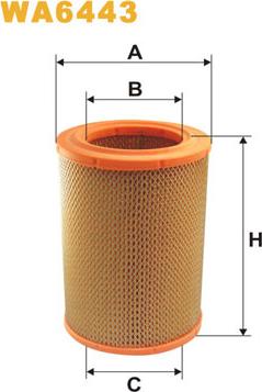 WIX Filters WA6443 - Gaisa filtrs ps1.lv