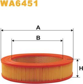 WIX Filters WA6451 - Gaisa filtrs ps1.lv