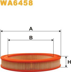 WIX Filters WA6458 - Gaisa filtrs ps1.lv