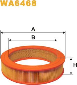 WIX Filters WA6468 - Gaisa filtrs ps1.lv