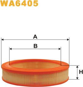 WIX Filters WA6405 - Gaisa filtrs ps1.lv