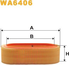 WIX Filters WA6406 - Gaisa filtrs ps1.lv