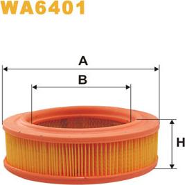 WIX Filters WA6401 - Gaisa filtrs ps1.lv