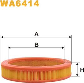 WIX Filters WA6414 - Gaisa filtrs ps1.lv