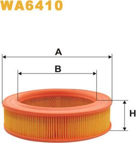 WIX Filters WA6410 - Gaisa filtrs ps1.lv