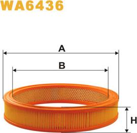 WIX Filters WA6436 - Gaisa filtrs ps1.lv