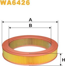 WIX Filters WA6426 - Gaisa filtrs ps1.lv