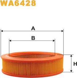 WIX Filters WA6428 - Gaisa filtrs ps1.lv