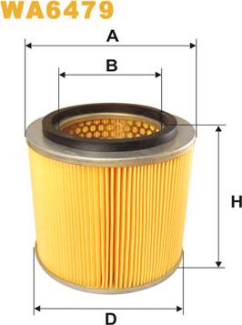 WIX Filters WA6479 - Gaisa filtrs ps1.lv