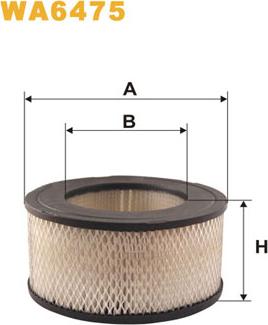 WIX Filters WA6475 - Gaisa filtrs ps1.lv