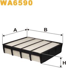 WIX Filters WA6590 - Gaisa filtrs ps1.lv