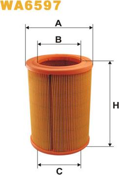 WIX Filters WA6597 - Gaisa filtrs ps1.lv