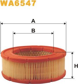 WIX Filters WA6547 - Gaisa filtrs ps1.lv