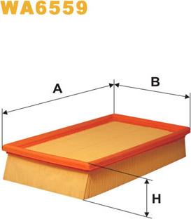 WIX Filters WA6559 - Gaisa filtrs ps1.lv