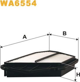 WIX Filters WA6554 - Gaisa filtrs ps1.lv