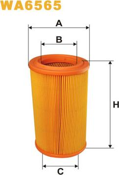 WIX Filters WA6565 - Gaisa filtrs ps1.lv