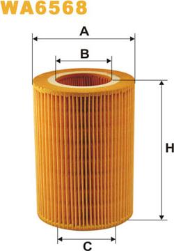 WIX Filters WA6568 - Gaisa filtrs ps1.lv