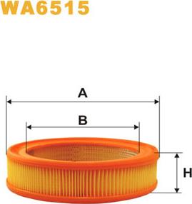 WIX Filters WA6515 - Gaisa filtrs ps1.lv