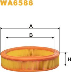 WIX Filters WA6586 - Gaisa filtrs ps1.lv