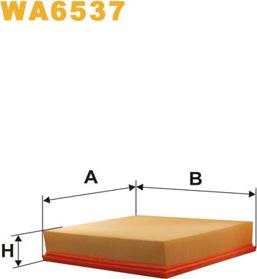 WIX Filters WA6537 - Gaisa filtrs ps1.lv