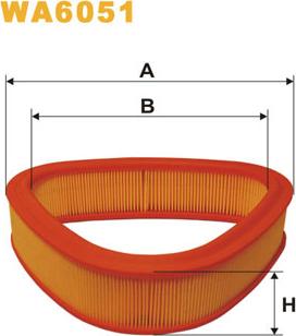 WIX Filters WA6051 - Gaisa filtrs ps1.lv