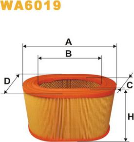 WIX Filters WA6019 - Gaisa filtrs ps1.lv