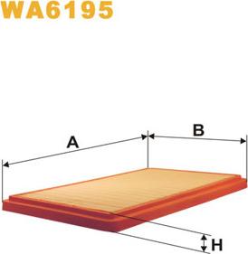 WIX Filters WA6195 - Gaisa filtrs ps1.lv