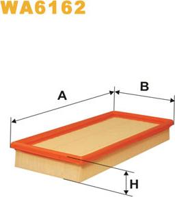 WIX Filters WA6162 - Gaisa filtrs ps1.lv