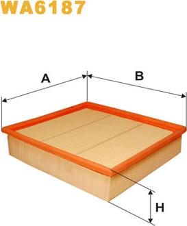 WIX Filters WA6187 - Gaisa filtrs ps1.lv
