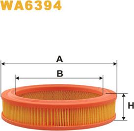 WIX Filters WA6394 - Gaisa filtrs ps1.lv