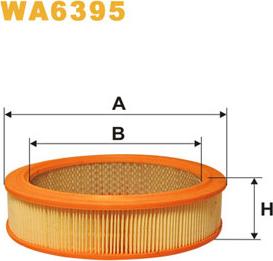 WIX Filters WA6395 - Gaisa filtrs ps1.lv