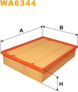 WIX Filters WA6344 - Gaisa filtrs ps1.lv
