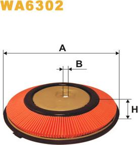 WIX Filters WA6302 - Gaisa filtrs ps1.lv