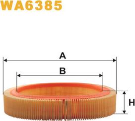 WIX Filters WA6385 - Gaisa filtrs ps1.lv