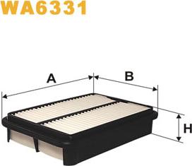 WIX Filters WA6331 - Gaisa filtrs ps1.lv