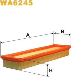 WIX Filters WA6245 - Gaisa filtrs ps1.lv