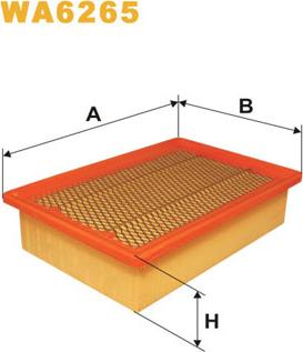 WIX Filters WA6265 - Gaisa filtrs ps1.lv