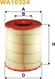 WIX Filters WA10324 - Gaisa filtrs ps1.lv