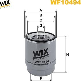 WIX Filters WF10494 - Degvielas filtrs ps1.lv