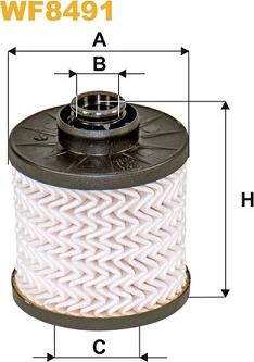 WIX Filters WF8491 - Degvielas filtrs ps1.lv