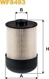 WIX Filters WF8493 - Degvielas filtrs ps1.lv