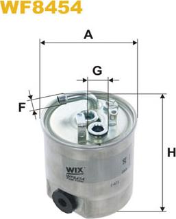 WIX Filters WF8454 - Degvielas filtrs ps1.lv